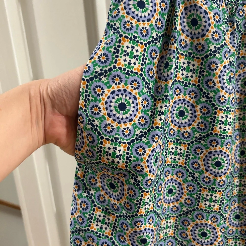 Jcrew Colorful Patterned Sleeveless Dress - Picture 3 of 8
